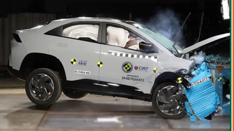 Citroen Basalt and Tata Curvv NCAP Rating Test