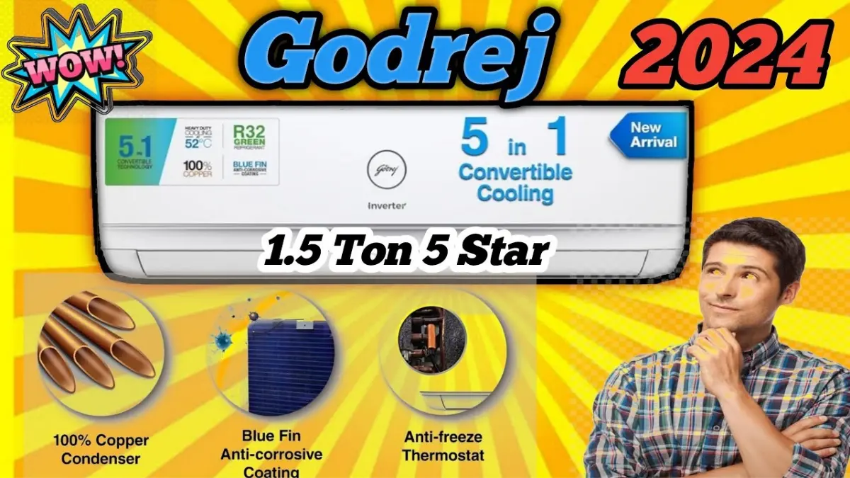 Godrej 1.5 Ton 5 Star AC