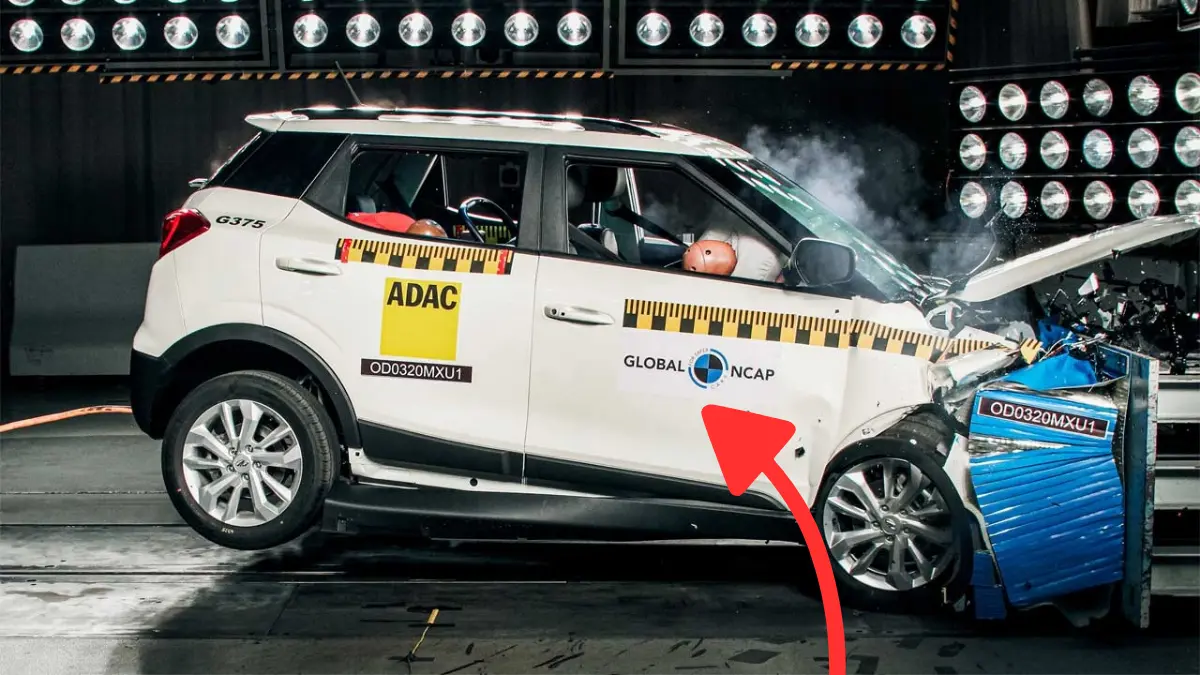 Mahindra XUV 400 NCAP Rating Test