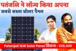 Patanjali 1kW Solar Panel